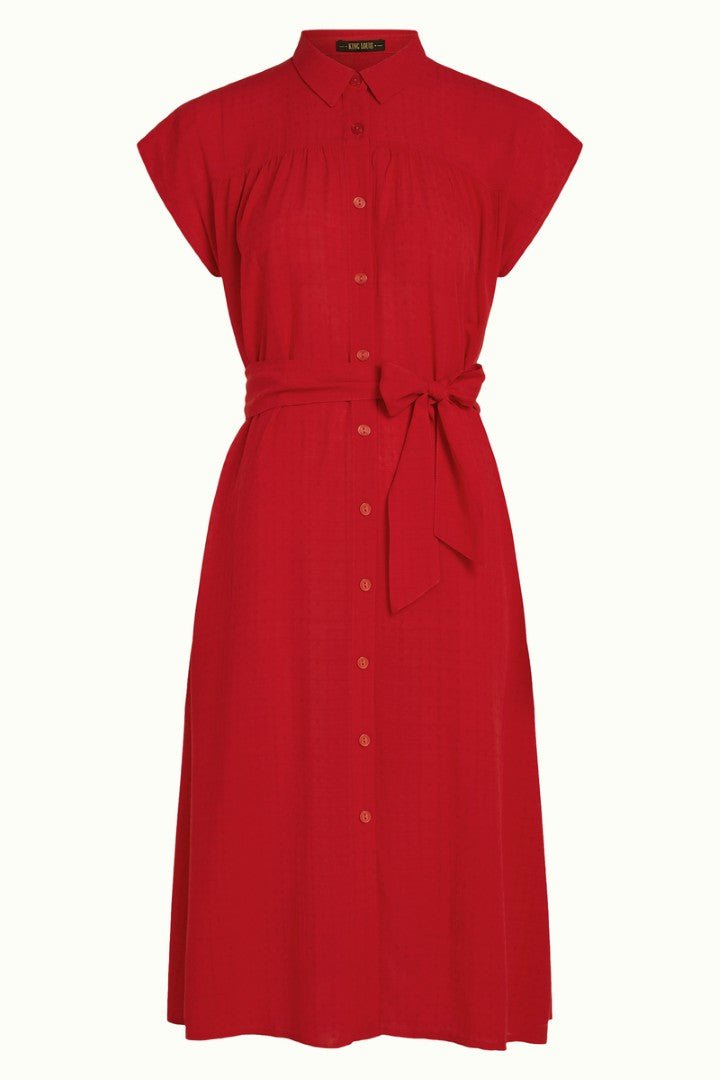 Vestido Amy Tortoise Chili Red - Olokuti