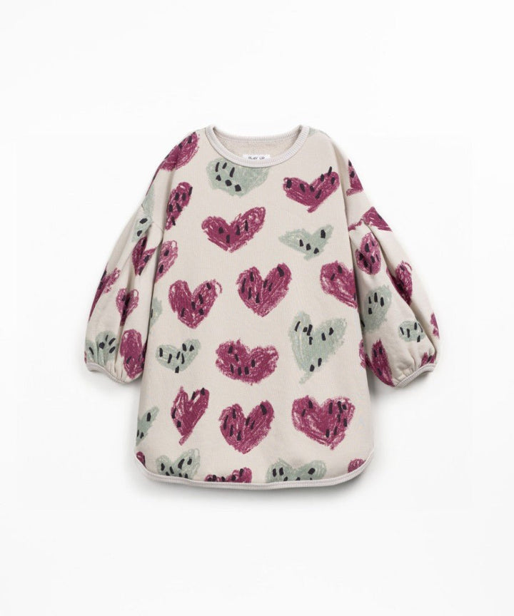 Vestido Felpa estampada Rosa - Olokuti