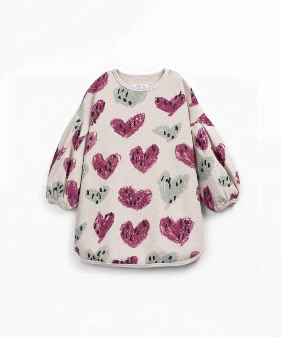 Vestido Felpa estampada Rosa - Olokuti