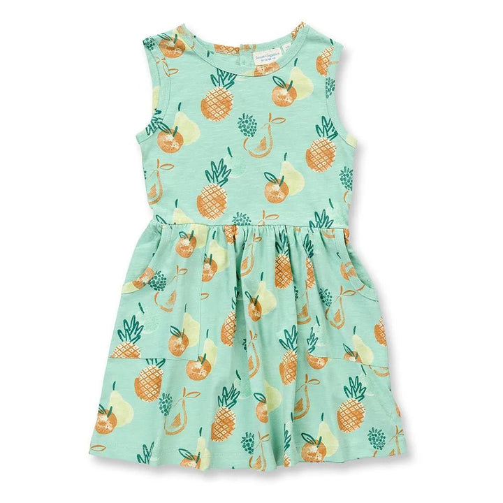 Vestido KOBI Frutas Verde menta - Olokuti