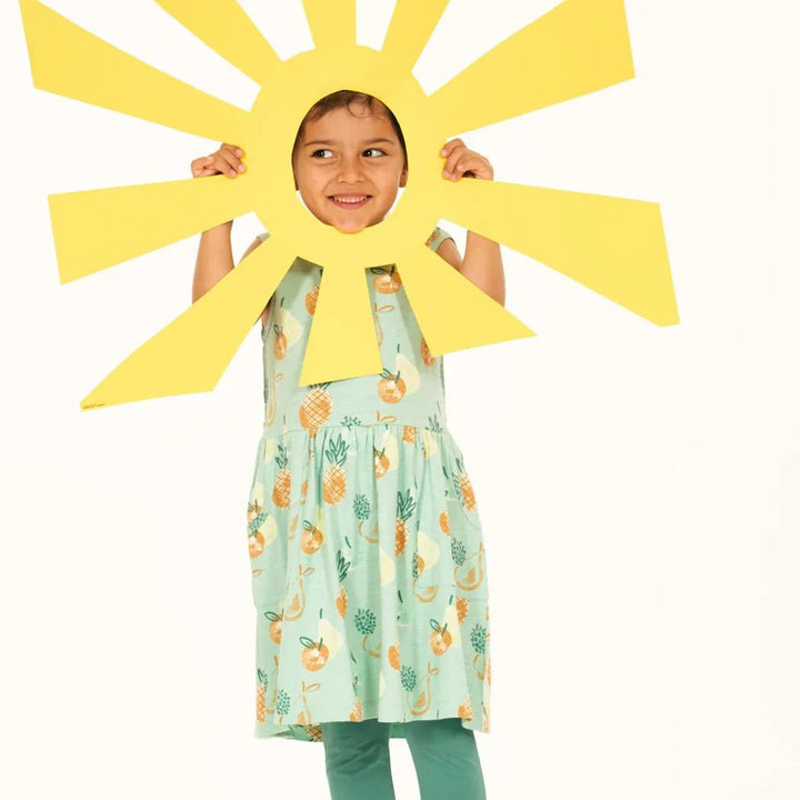 Vestido KOBI Frutas Verde menta - Olokuti