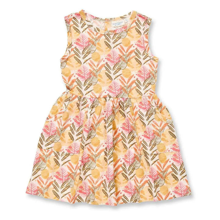 Vestido KOBI Hojas tropicales - Olokuti