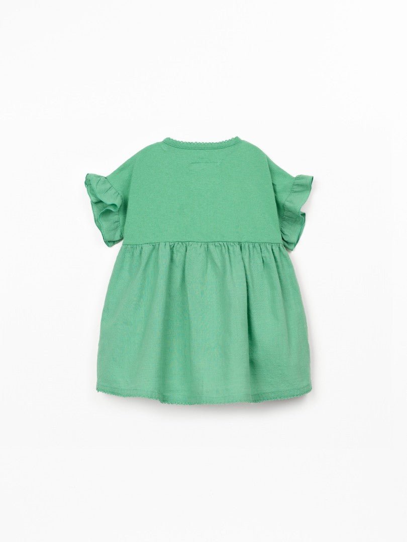 Vestido Tejidos Mixtos Menta - Olokuti