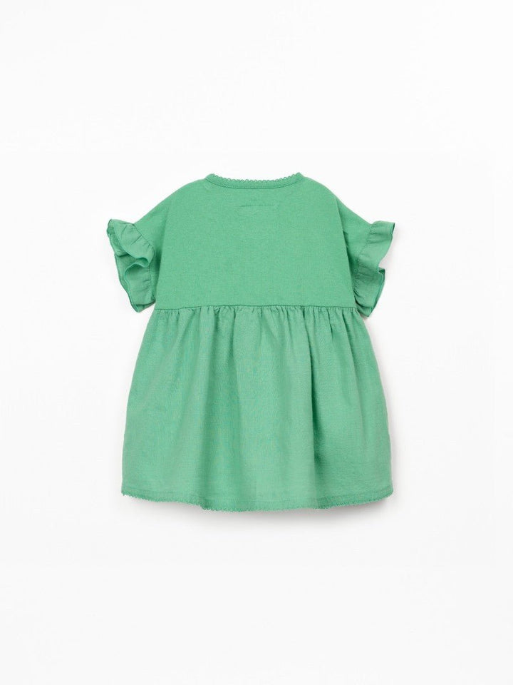 Vestido Tejidos Mixtos Menta - Olokuti