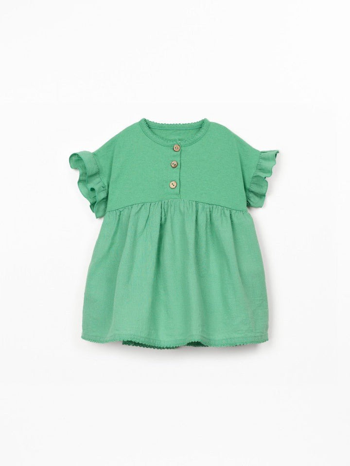 Vestido Tejidos Mixtos Menta - Olokuti