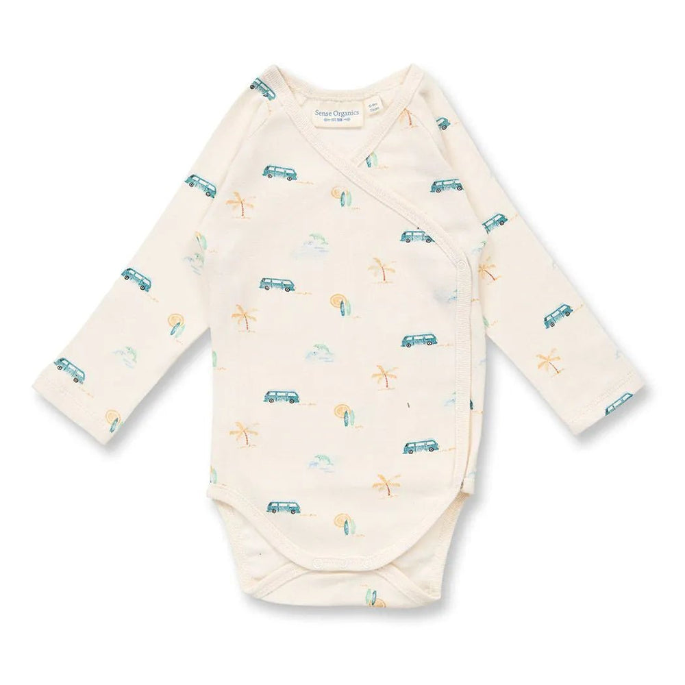 Wrap Body manga larga YGON Camper Blanco natural - Olokuti