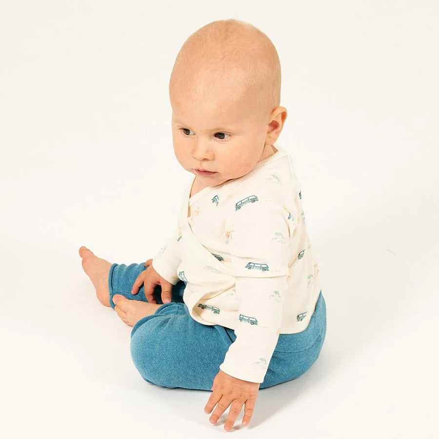 Wrap Body manga larga YGON Camper Blanco natural - Olokuti