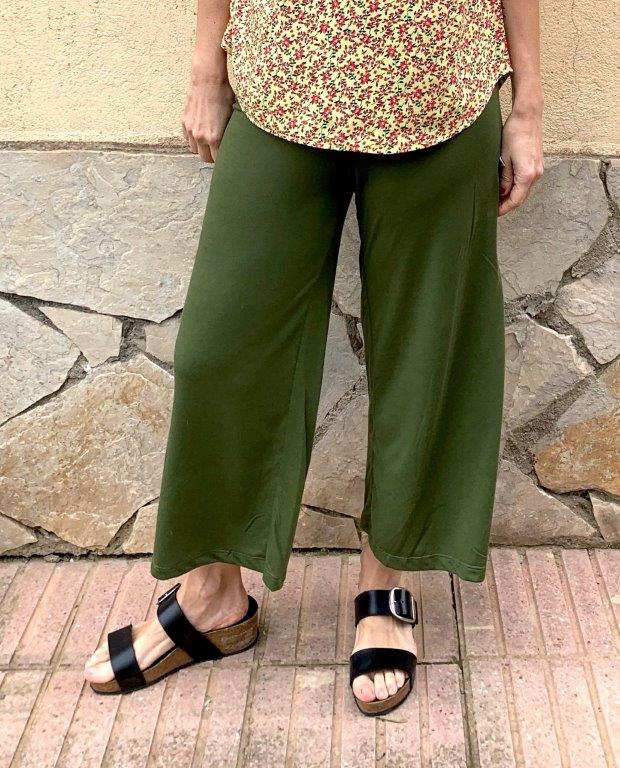 Pantalón Trama Verde
