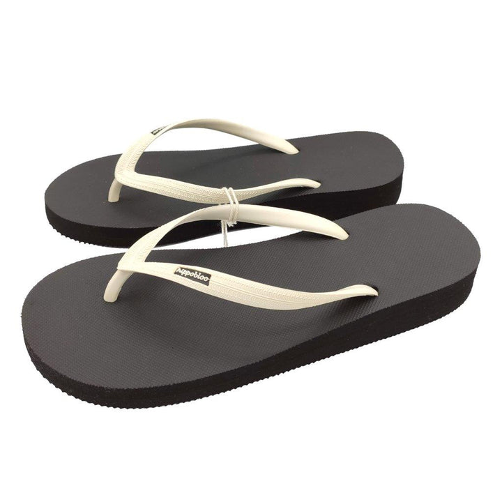Chanclas Mujer HONOLULU negro-blanco