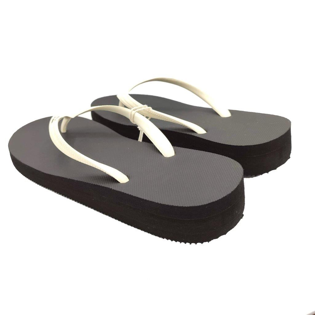 Chanclas Mujer HONOLULU negro-blanco