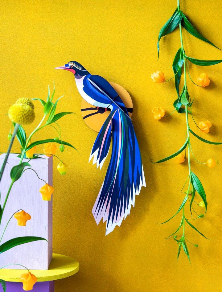 Ave del Paraíso Pájaros Arte Floral - Olokuti