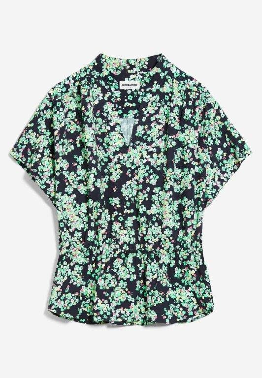 Blusa Staacy Ditsy Floral Night sky - Olokuti