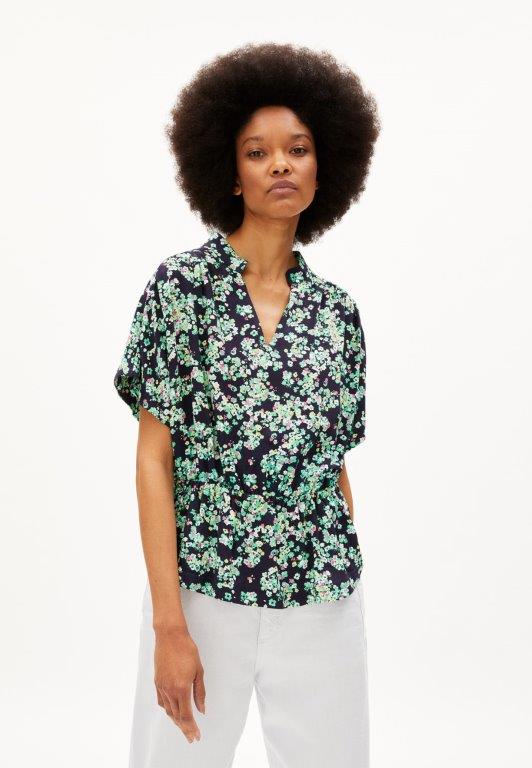 Blusa Staacy Ditsy Floral Night sky - Olokuti