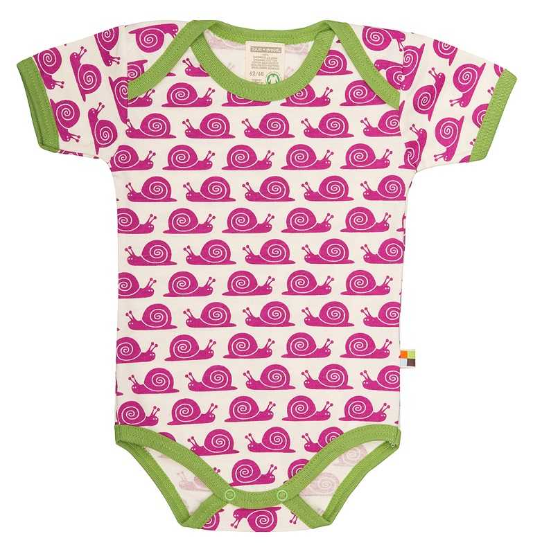 Body manga corta Fuchsia - Olokuti