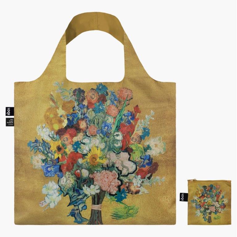 Bolsa Loqi Van Gogh Ramo flores 50 Aniversario Oro - Olokuti