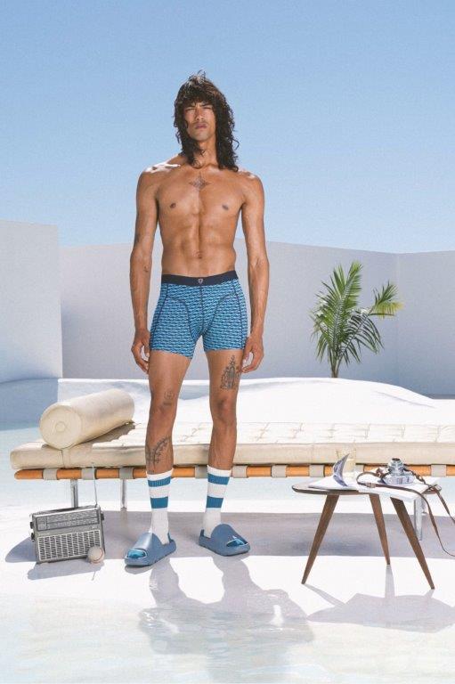 Boxer Brief Blue Waves - Olokuti