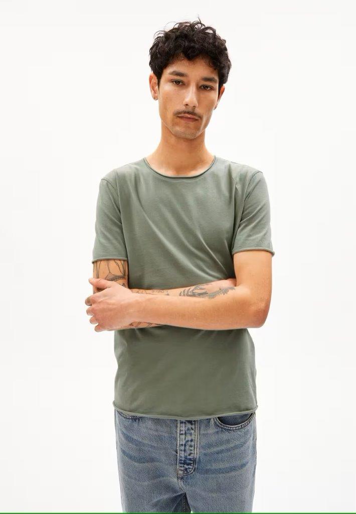 Camiseta Aamon Brushed Grey Green - Olokuti