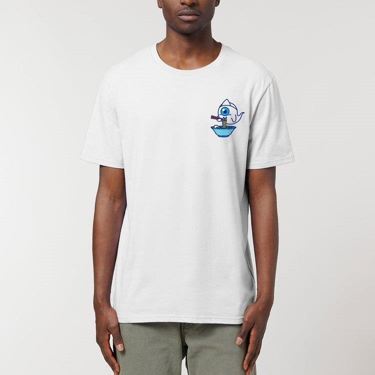 Camiseta algodón orgánico Best Food blanco - Olokuti