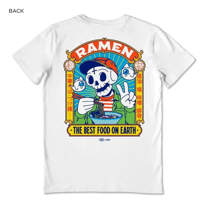 Camiseta algodón orgánico Best Food blanco - Olokuti