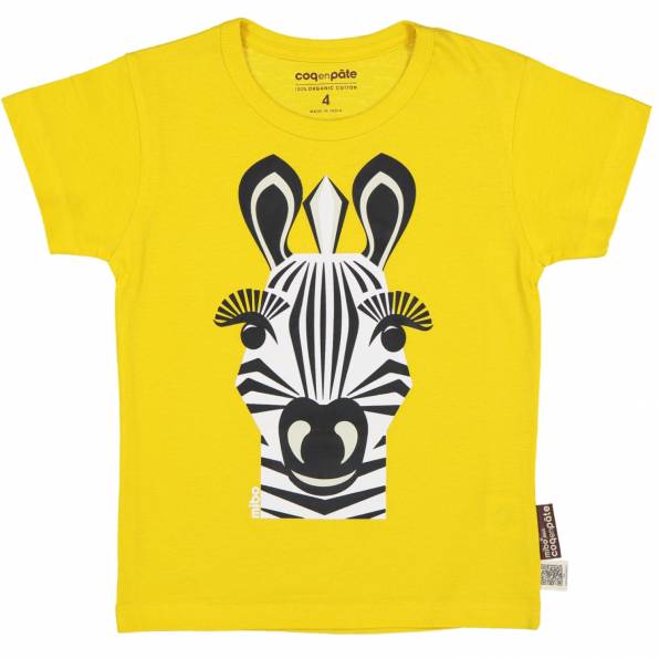 Camiseta amarilla Mibo Cebra - Olokuti
