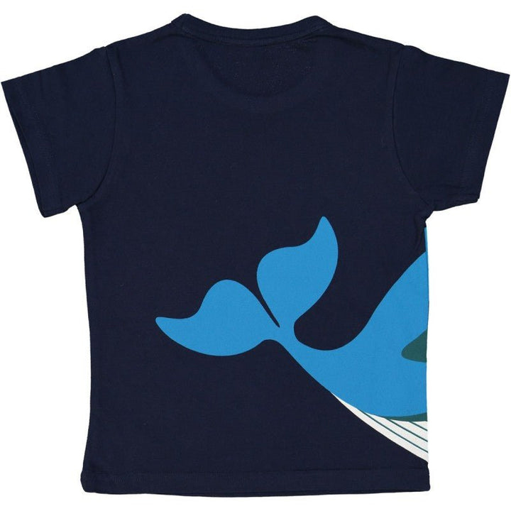 Camiseta Azul marino Mibo Ballena - Olokuti