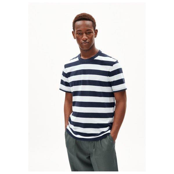 Camiseta Bahaar Stripes Night Sky-White - Olokuti