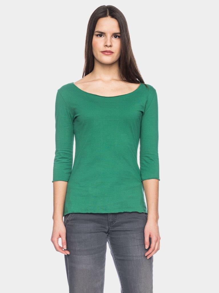 Camiseta Caja algodón orgánico verde - Olokuti