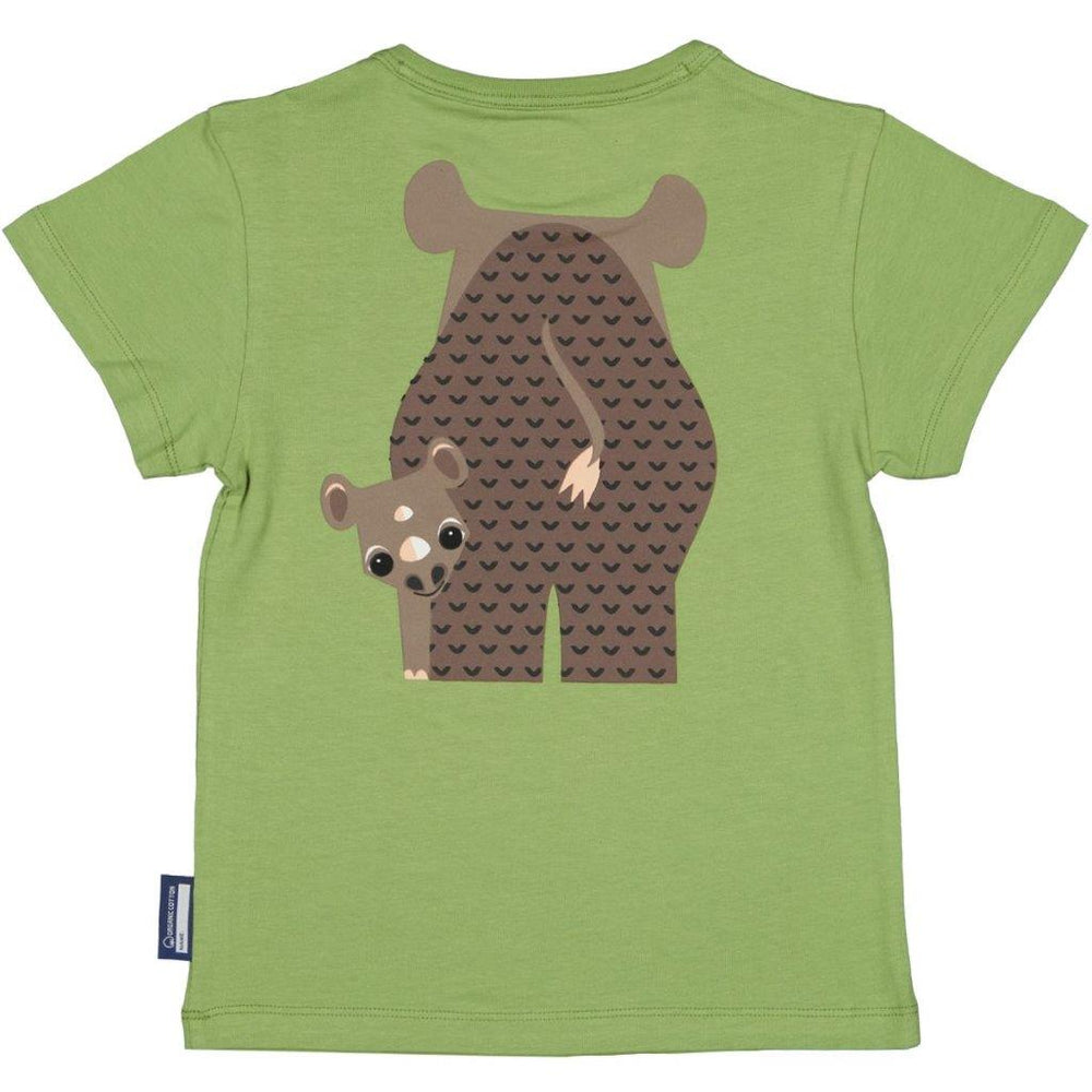 Camiseta caqui Mibo Rinoceronte - Olokuti