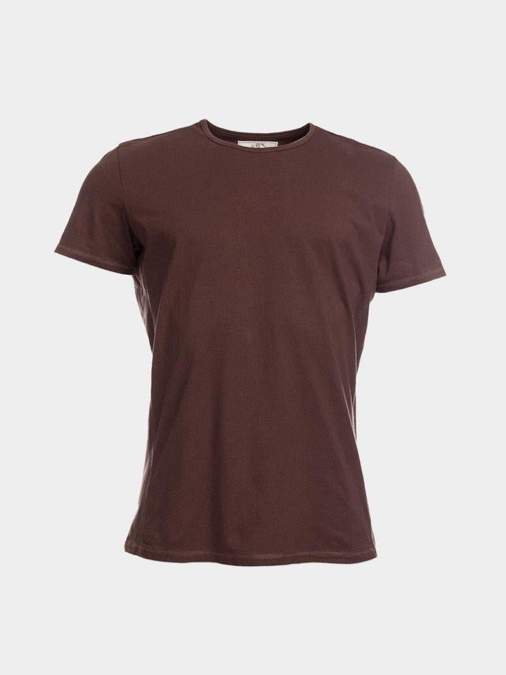 Camiseta Olek algodón orgánico marrón café - Olokuti