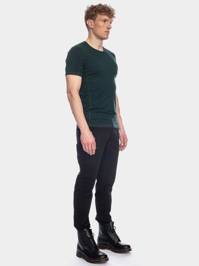 Camiseta Olek algodón orgánico verde oscuro - Olokuti