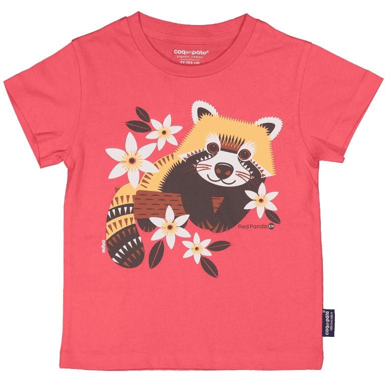 Camiseta Rosa Mibo Panda-rojo - Olokuti