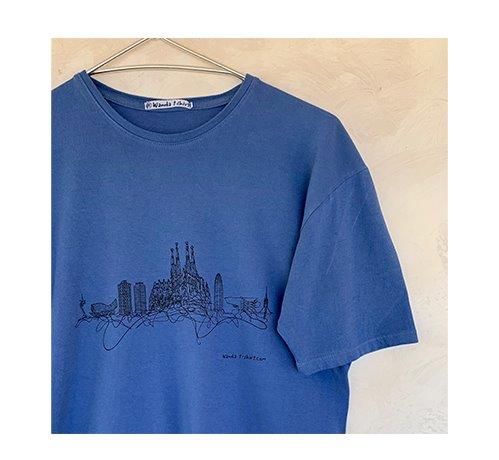 Camiseta Skyline Azul - Olokuti