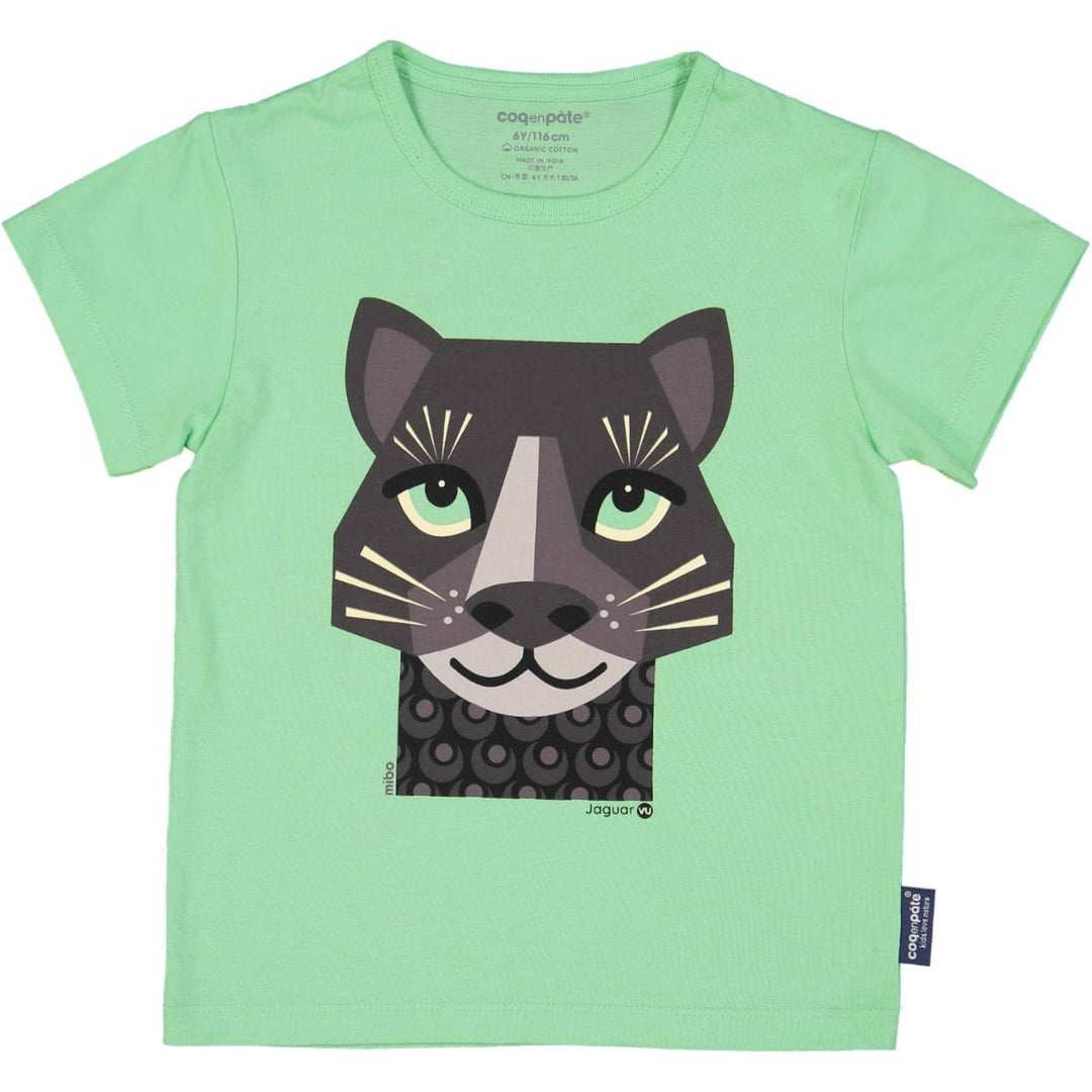 Camiseta Verde claro Mibo Jaguar - Olokuti