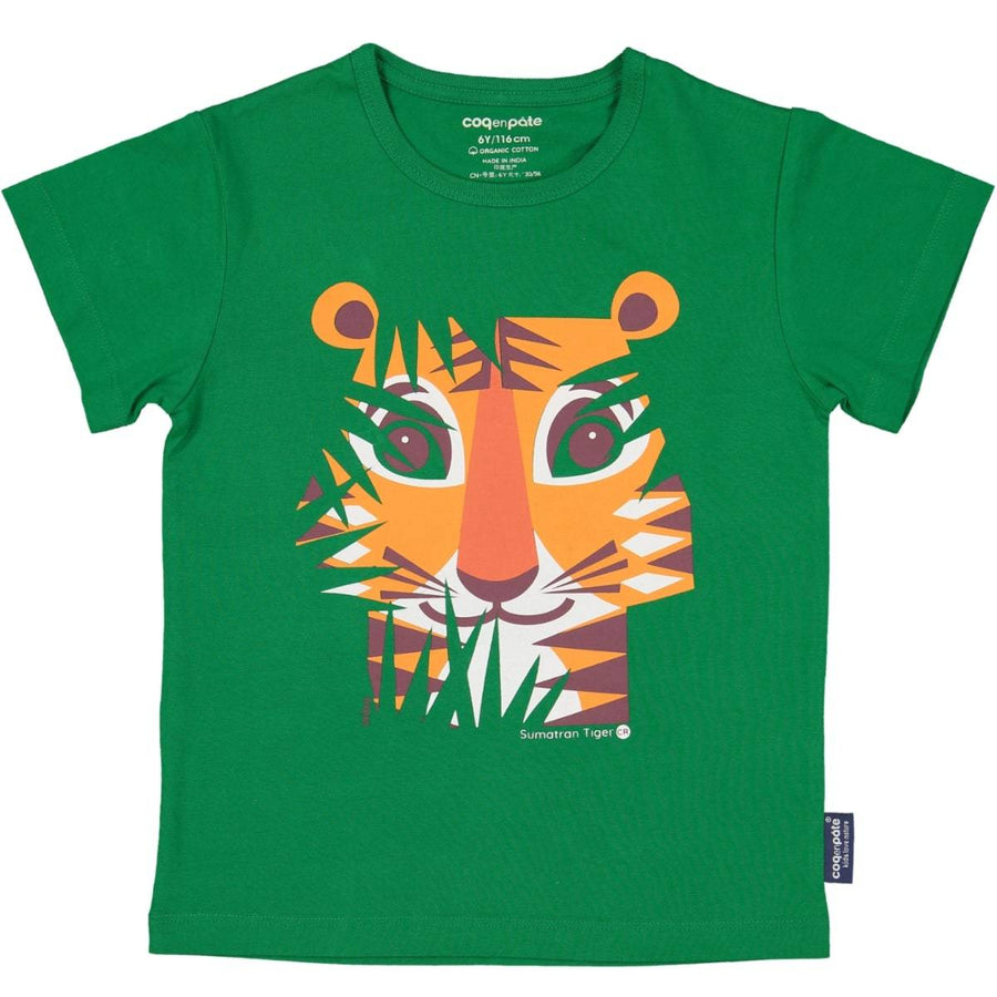 Camiseta verde Mibo Tigre - Olokuti