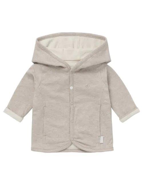 Cardigan Reversible Bonny Taupe Melange - Olokuti
