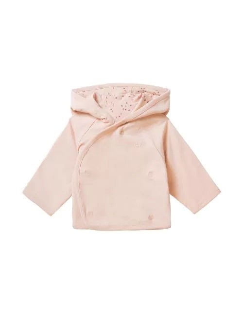 Cardigan Reversible Naper estampado Rosa Smoke - Olokuti