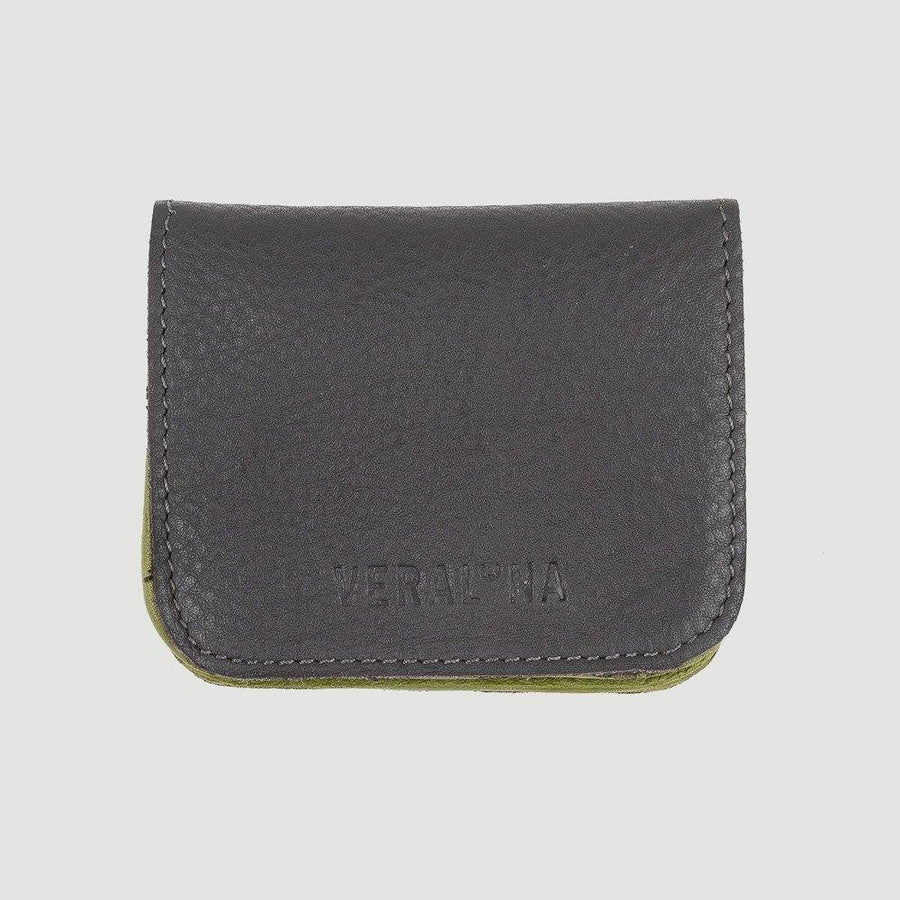 Cartera Piel Man Akahata Teka Verde - Olokuti