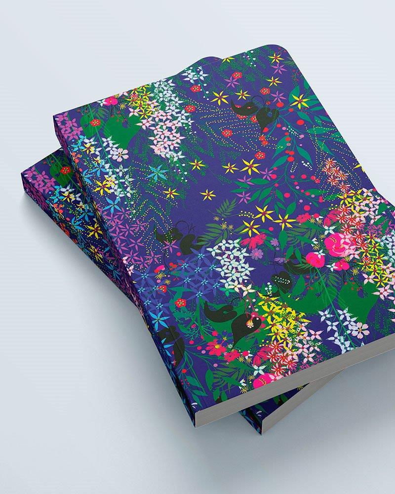 Cuaderno grande Flores Nuria - Olokuti
