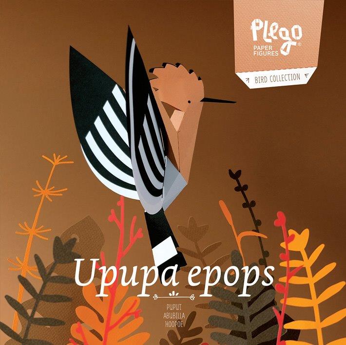 Figura de papel 3D - Abubilla / Upupa epops - Olokuti