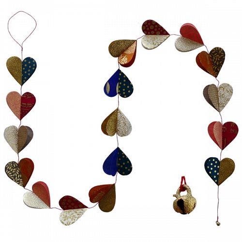 Guirnalda Corazones dobles 1,5m. - Olokuti