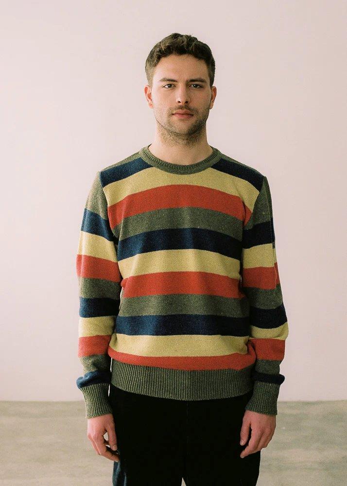 Jersey Lindgren Rayado Amarillo - Olokuti
