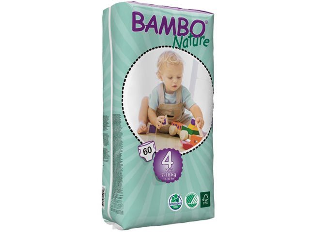 Pañales Bambo Maxi Talla 4 (7-18Kg), grande 60uds - Olokuti