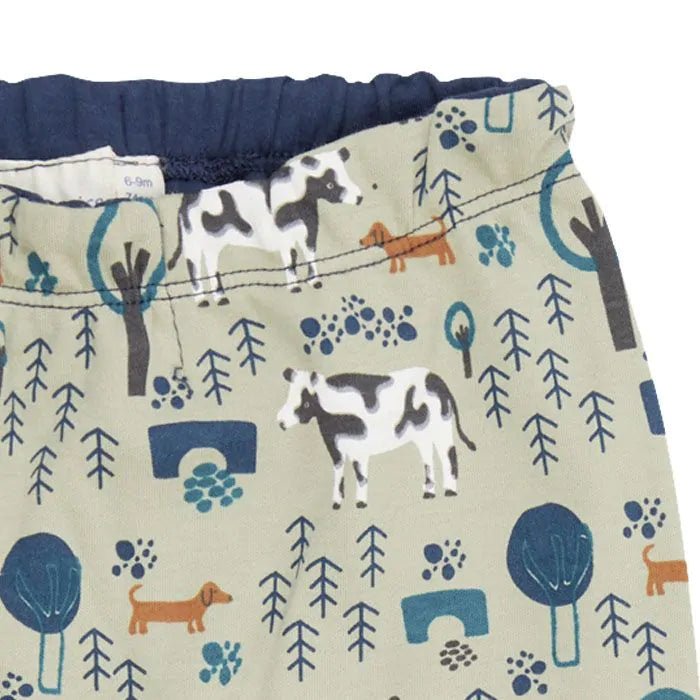Pantalón Reversible BAKER Azul Marino + Vaca y Perro - Olokuti