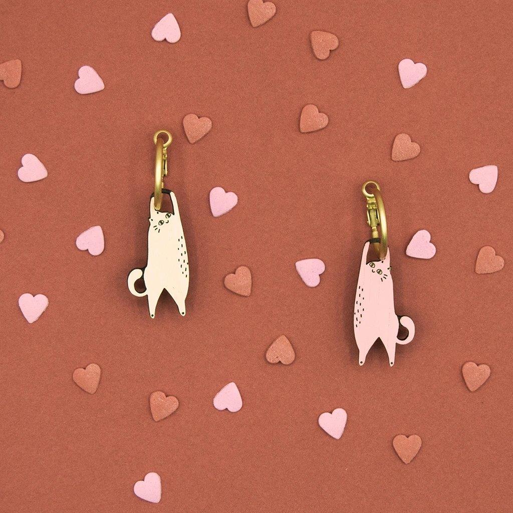 Pendientes Hanging Cat - Olokuti
