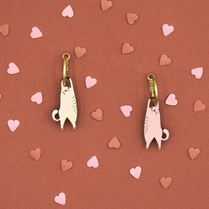 Pendientes Hanging Cat - Olokuti