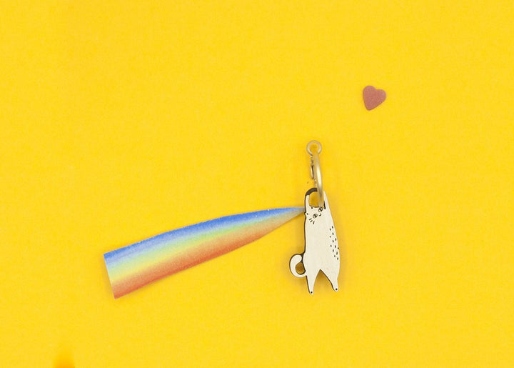 Pendientes Hanging Cat - Olokuti