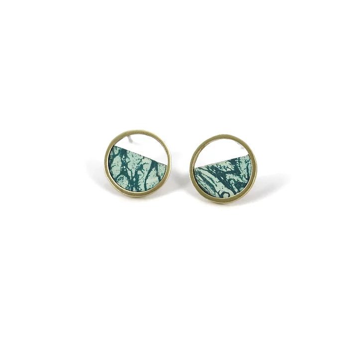 Pendientes Mini Stratos Menta - Olokuti