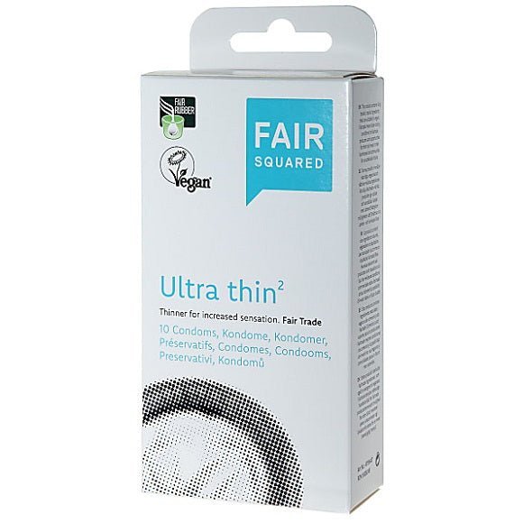 Preservativos ultra finos Fair squared, 10 ud. - Olokuti