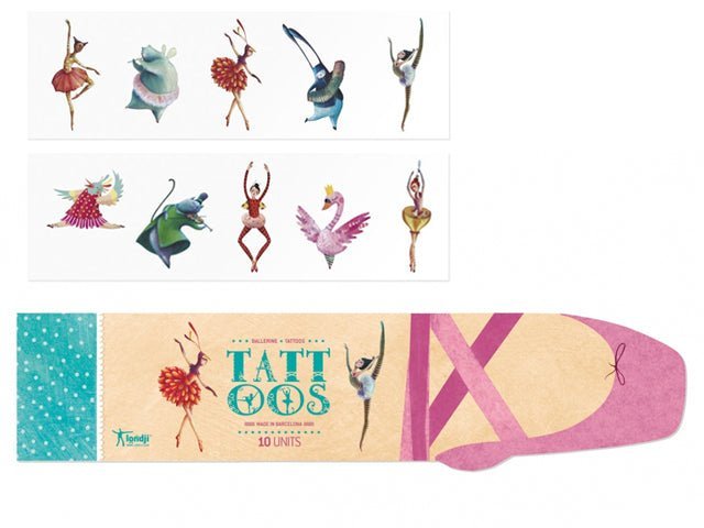 Tattoos Ballerine con tintas eco semillas de soja - Olokuti